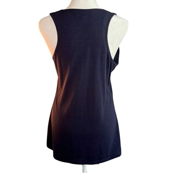 Almost Famous Sequin Tank Top- Navy Blue - Picture 2 of 4